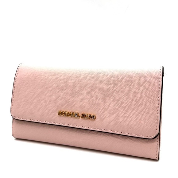 Michael Kors Large Trifold Wallet Powder Blush (NWT) - Picture 5 of 7